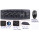 Kit tastatură şi mouse Genius KM-110X, negru, PS2, 31330195126